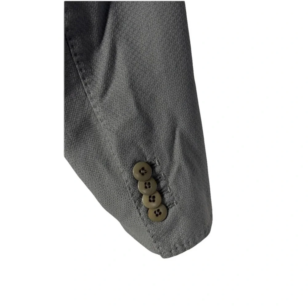 NWT San Remo Mens Long Sleeve Comfort‎ Cotton Casual Gray Jacket Blazer Size 50